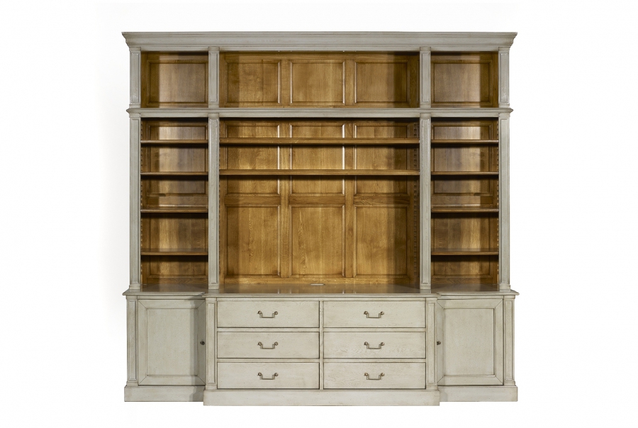 Louis XVI Martel Cabinet In Oak Wood Bookcases Cabinets